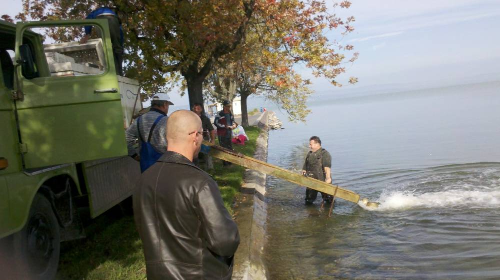 A harmadik szállítmány telepítése zajlik Balatonlellén