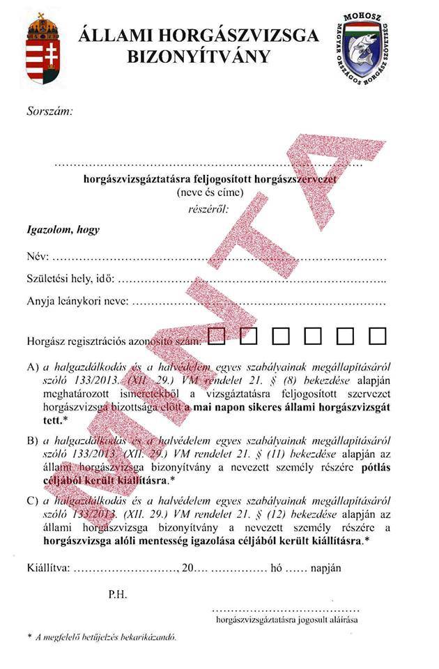 Horgászvizsga Balatonalmádiban