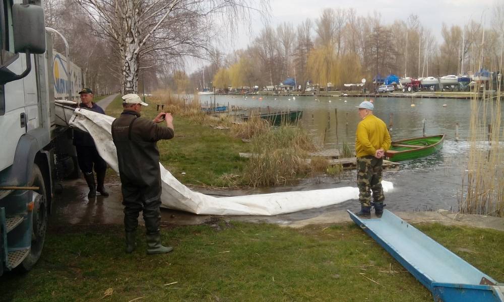 A Balatonfűzfői telepítés sikeresen lezajlott