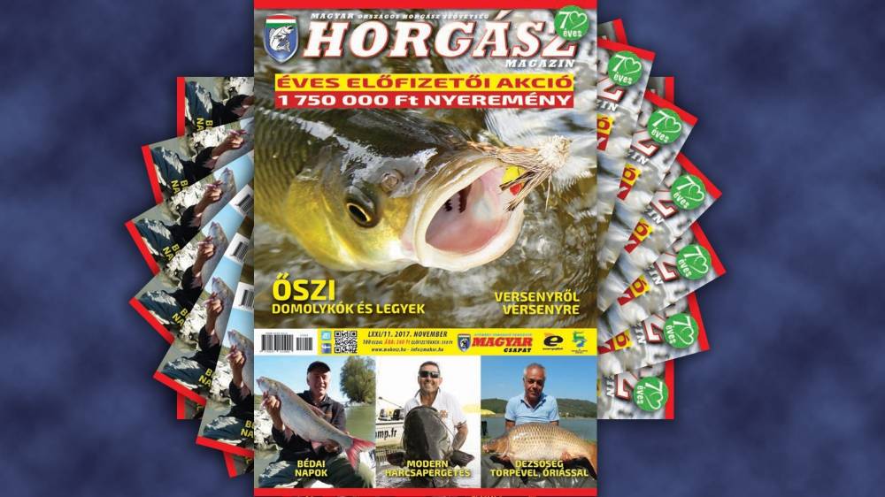 Megjelent a Magyar Horgász novemberi száma