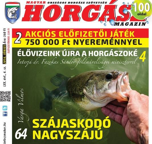 Megjelent a Magyar Horgász júniusi száma!