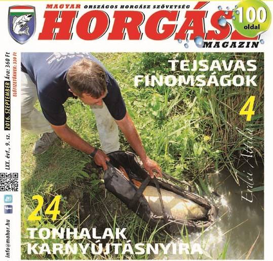 Megjelent a Magyar Horgász szeptemberi száma