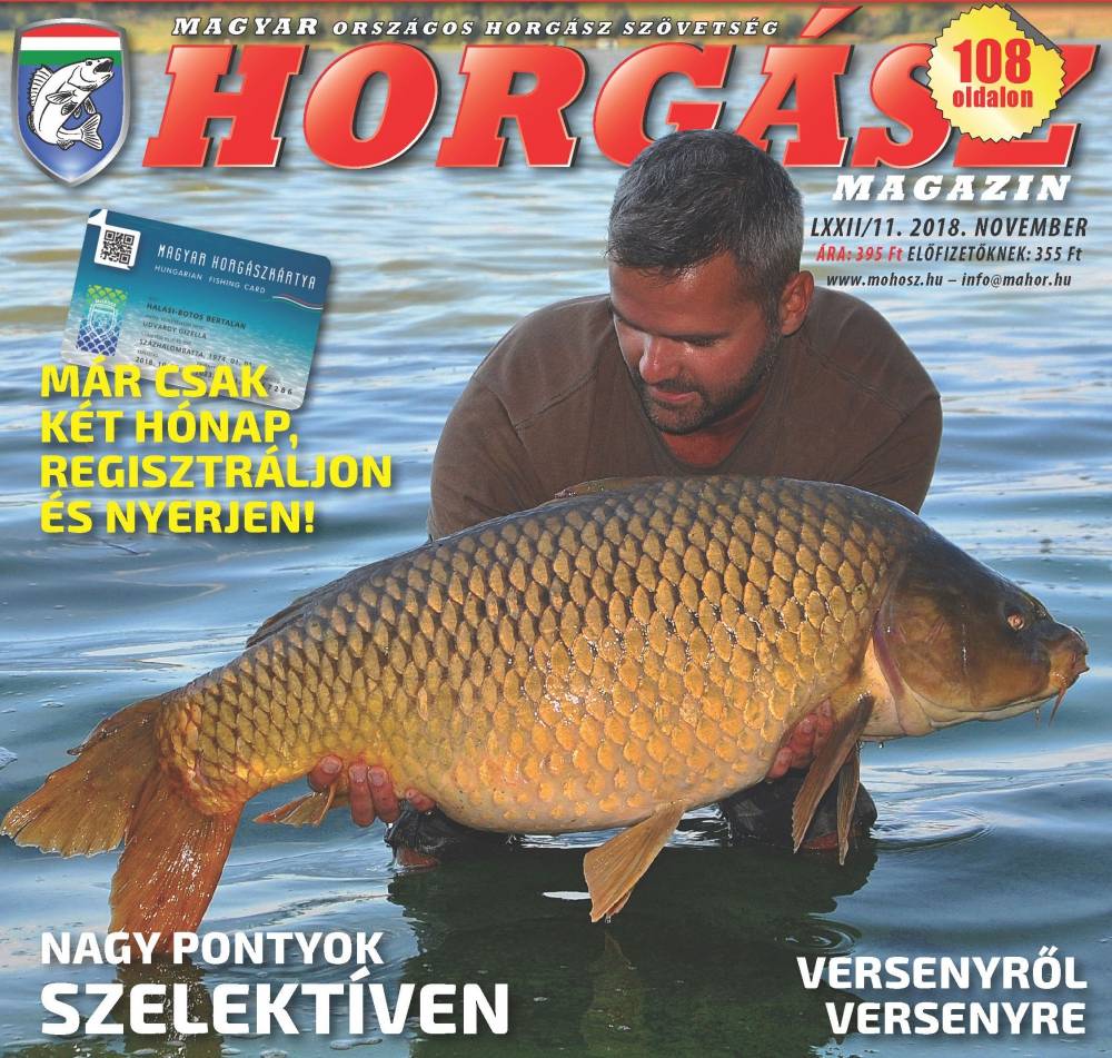 Megjelent a Magyar Horgász novemberi száma
