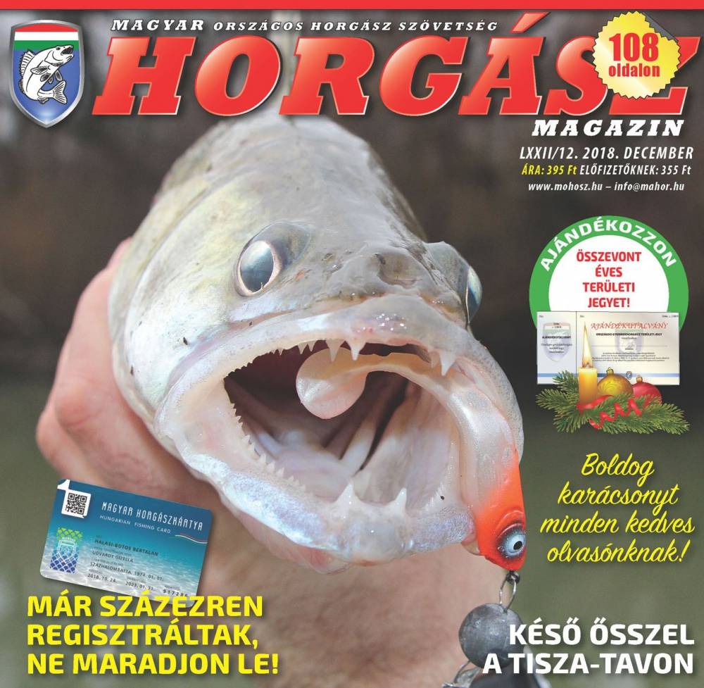 Megjelent a Magyar Horgász decemberi száma