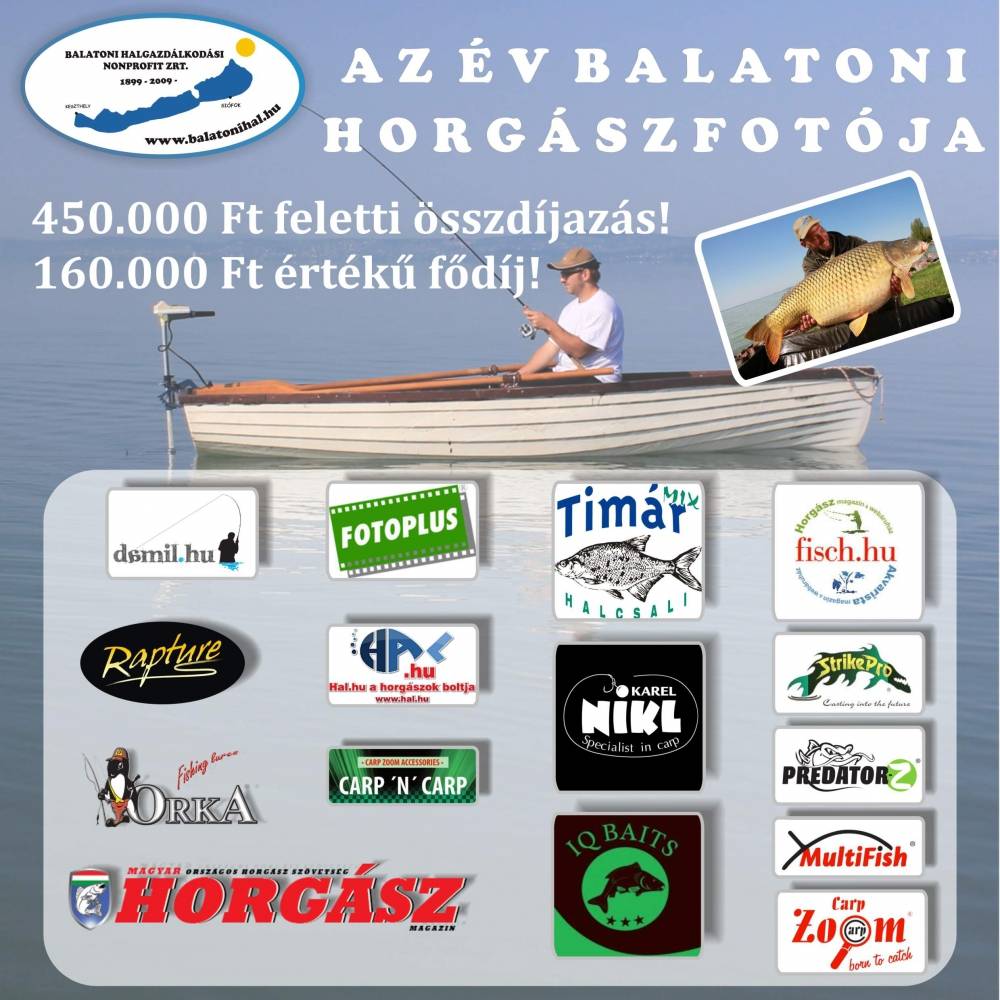 Az év balatoni horgászfotója pályázat értékelése