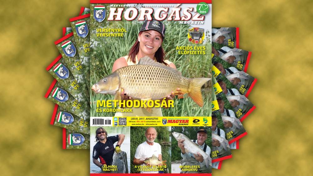 Megjelent a Magyar Horgász augusztusi száma 