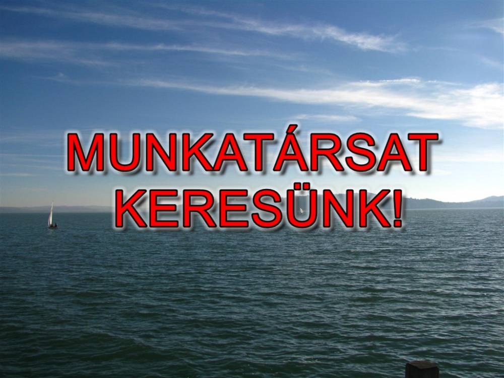 Munkatársat keresünk!