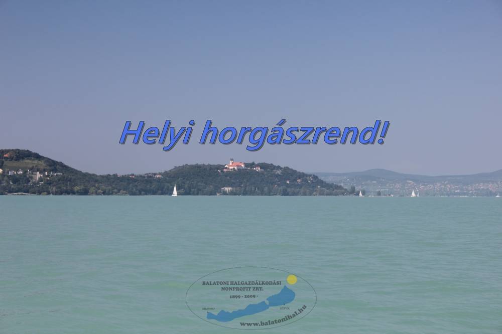 Helyi horgászrend lépett életbe Tihanyban